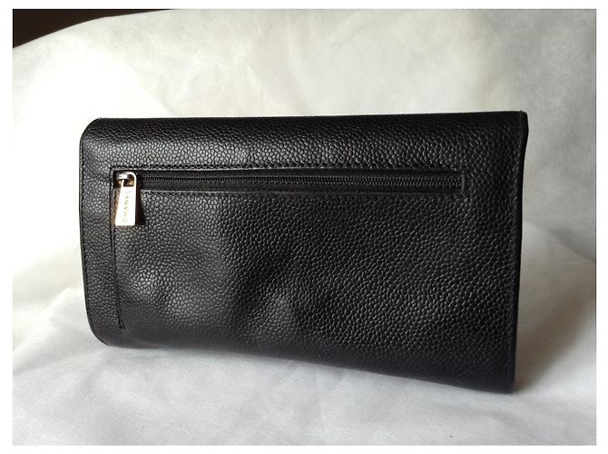 Cartera Chanel Caviar Negra Negro - vista 3