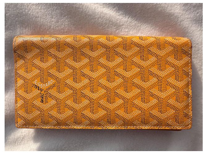 Magnificent Goyard Geldbörse, gelbe Farbe. - Ansicht 6