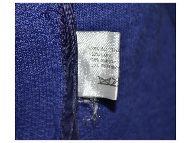 Luisa Spagnoli Wollmischjacke dunkelviolett Größe 44IT - Ansicht 6