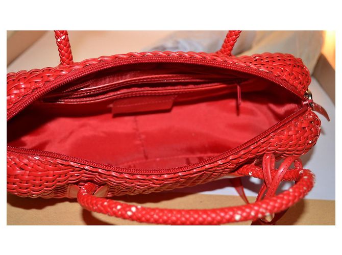 Borsa a mano Missoni Rossa in Ecopelle Rosso - vista 7