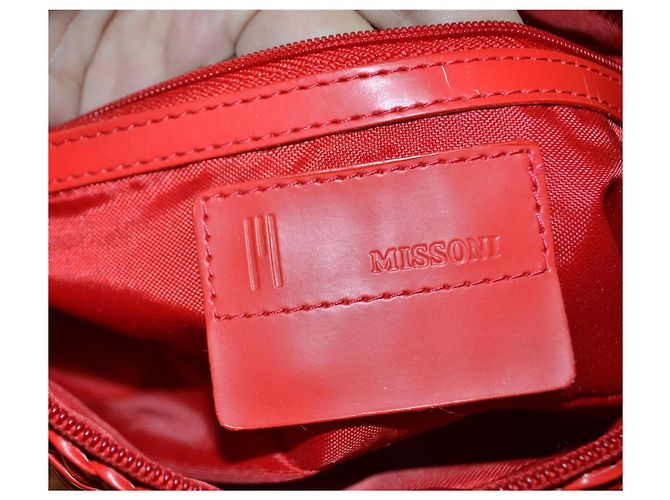 Borsa a mano Missoni Rossa in Ecopelle Rosso - vista 8