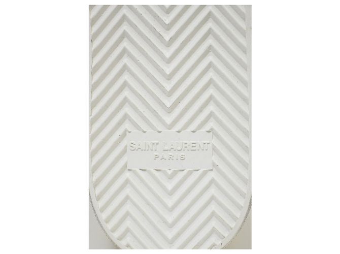 Sneakers Saint Laurent Malibu Mid Top in tela multicolore - vista 19