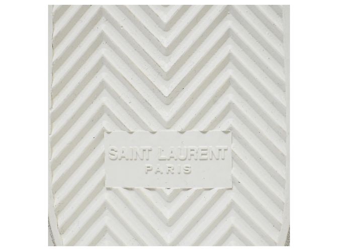 Sneakers Saint Laurent Malibu Mid Top in tela multicolore - vista 9