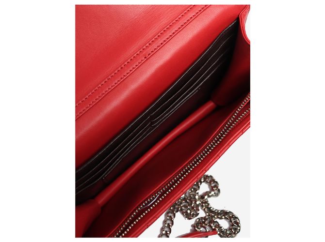 Boyy Borsa a spalla in pelle rossa Rosso - vista 8