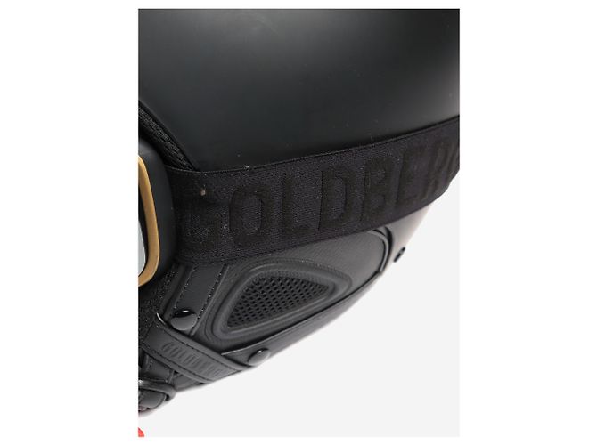 Goldbergh Schwarzer alpiner Skihelm mit Goggles - Größe XL - Ansicht 6