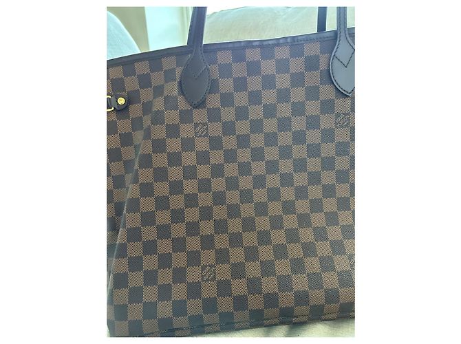 Louis Vuitton Damier Ebene Neverfull MM Castanho escuro Monograma - vista 15