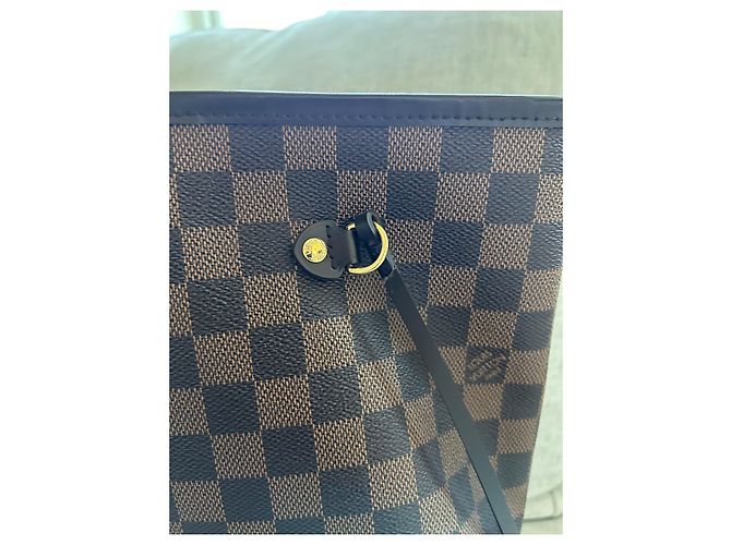 Louis Vuitton Damier Ebene Neverfull MM Castanho escuro Monograma - vista 17