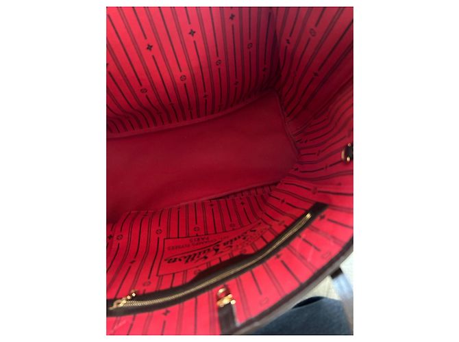 Louis Vuitton Damier Ebene Neverfull MM Castanho escuro Monograma - vista 21