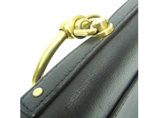 Chloé Nile Damen Leder Schultertasche Schwarz - Ansicht 13
