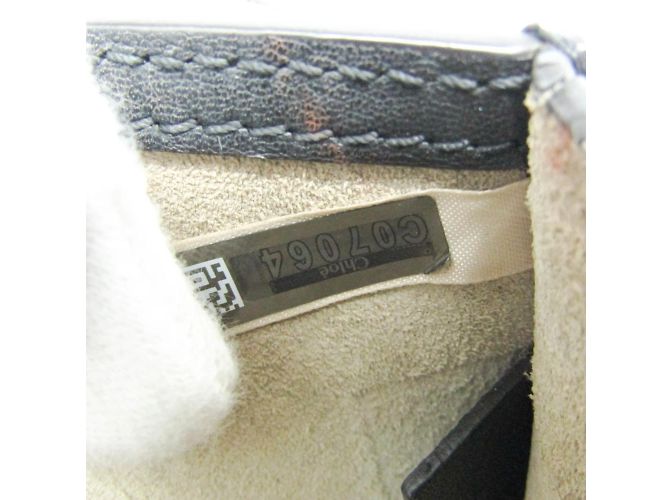 Chloé Nile Damen Leder Schultertasche Schwarz - Ansicht 19