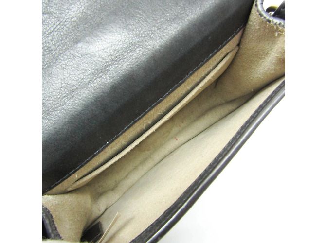 Chloé Nile Damen Leder Schultertasche Schwarz - Ansicht 3