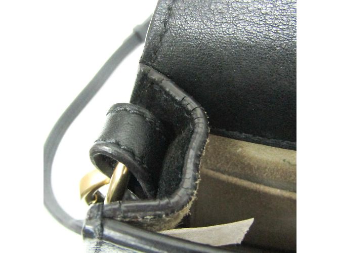 Chloé Nile Damen Leder Schultertasche Schwarz - Ansicht 7