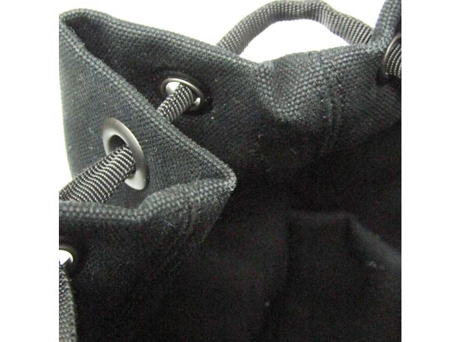 Bottega Veneta Drawstring Bag Stripe Backpack Brown Black White - view 9