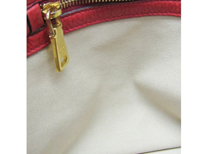 Borsa tote in pelle donna Prada rossa Rosso - vista 13