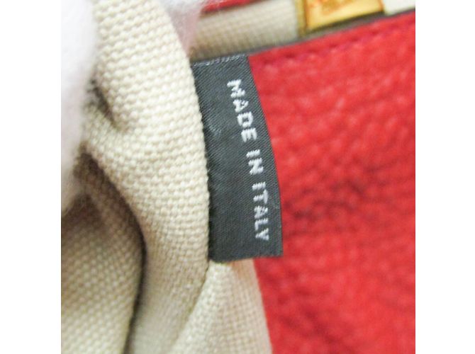 Borsa tote in pelle donna Prada rossa Rosso - vista 16