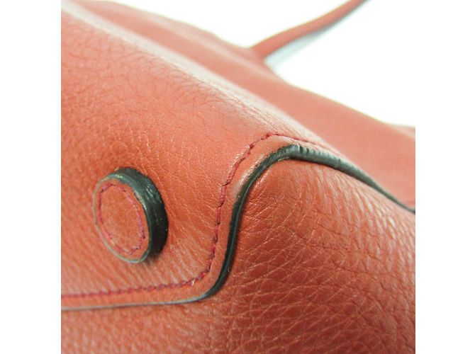 Borsa tote in pelle donna Prada rossa Rosso - vista 4