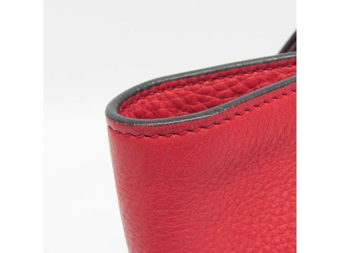 Borsa tote in pelle donna Prada rossa Rosso - vista 8