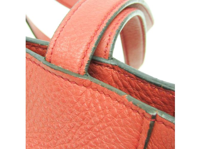 Borsa tote in pelle donna Prada rossa Rosso - vista 9