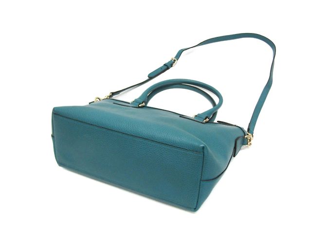 Borsa in pelle da donna Gucci Interlocking G 449659 Blu - vista 2