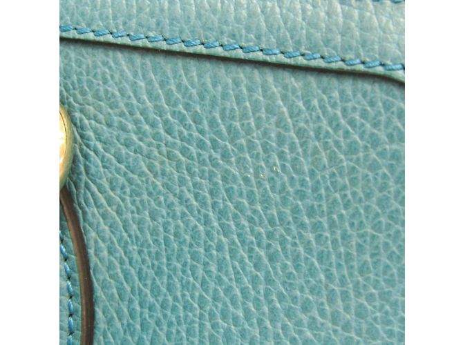 Borsa in pelle da donna Gucci Interlocking G 449659 Blu - vista 6