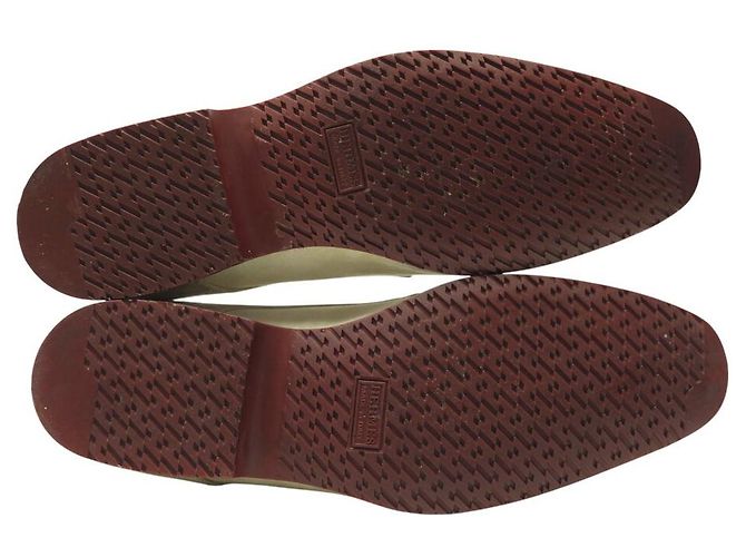 Hermès NUOVE SCARPE HERMES DERBY 2 OCCHIELLI 40.5 41 CUOIO BEIGE - vista 6