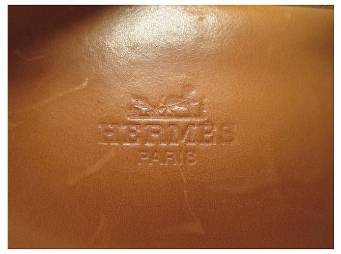 Hermès NUOVE SCARPE HERMES DERBY 2 OCCHIELLI 40.5 41 CUOIO BEIGE - vista 9