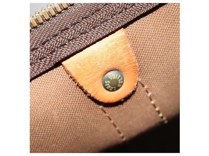 LOUIS VUITTON Monogram Keepall Bandouliere 60 Borsa Boston M41412 LV Auth 107049 Monogramma - vista 10