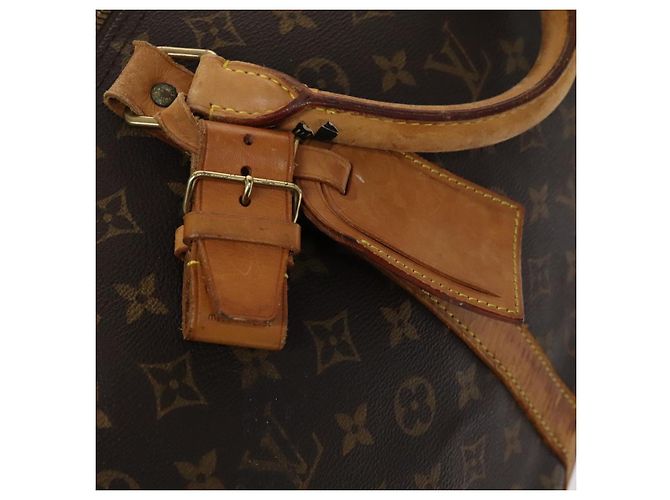 LOUIS VUITTON Monogram Keepall Bandouliere 60 Borsa Boston M41412 LV Auth 107049 Monogramma - vista 21