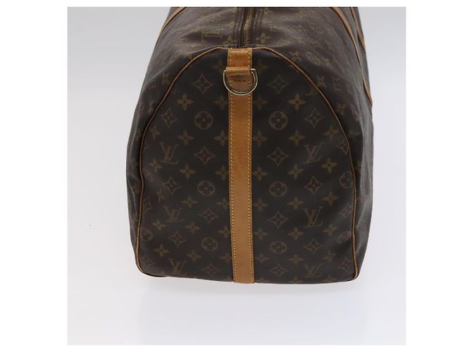 LOUIS VUITTON Monogram Keepall Bandouliere 60 Borsa Boston M41412 LV Auth 107049 Monogramma - vista 3