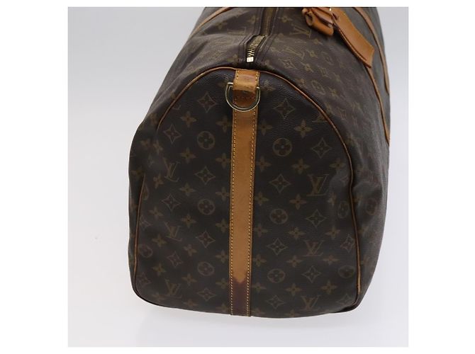 LOUIS VUITTON Monogram Keepall Bandouliere 60 Borsa Boston M41412 LV Auth 107049 Monogramma - vista 4
