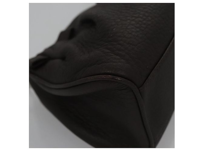 Bulgari Borsa a mano in pelle marrone BVLGARI Auth yk17514 - vista 16