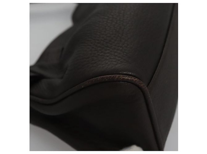 Bulgari Borsa a mano in pelle marrone BVLGARI Auth yk17514 - vista 9