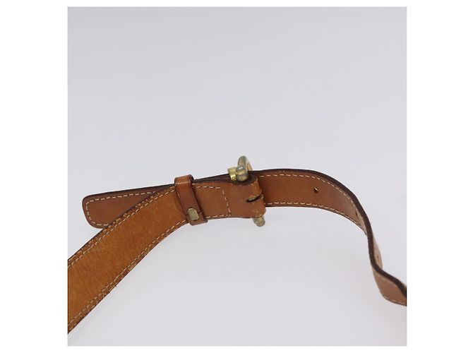 Céline Borsa a spalla in tela Macadam CELINE in pelle PVC marrone oro Auth BD091 D'oro - vista 8