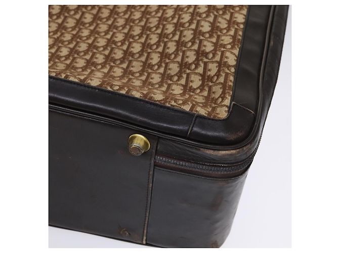 Valigia in tela Trotter Christian Dior marrone Auth 115962 - vista 15