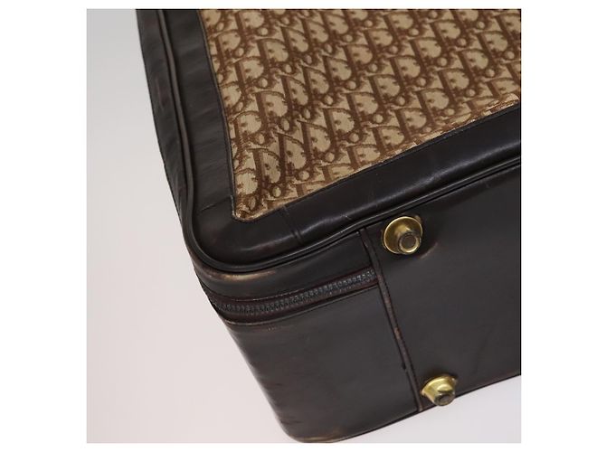 Valigia in tela Trotter Christian Dior marrone Auth 115962 - vista 16