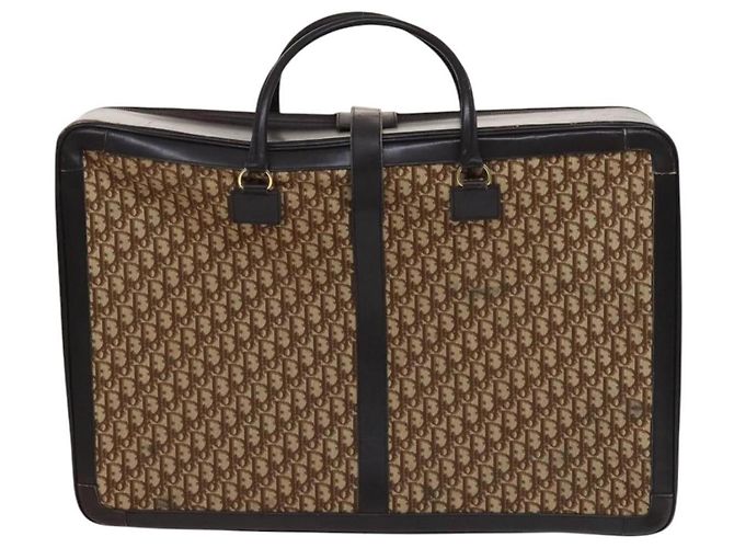 Valigia in tela Trotter Christian Dior marrone Auth 115962 - vista 2