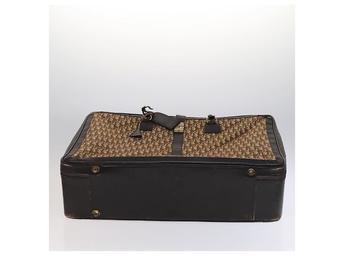 Valigia in tela Trotter Christian Dior marrone Auth 115962 - vista 5