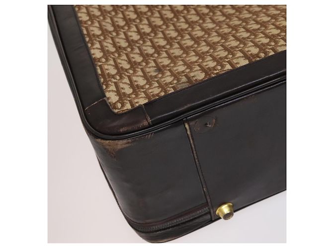 Valigia in tela Trotter Christian Dior marrone Auth 115962 - vista 8