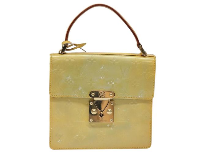 LOUIS VUITTON Monogram Vernis Borsa a Mano Spring Street Grigio M91029 LV Auth MY048 - vista 13