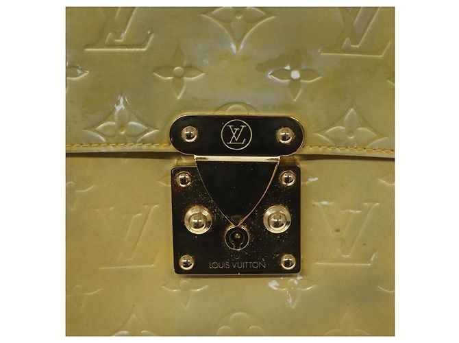 LOUIS VUITTON Monogram Vernis Borsa a Mano Spring Street Grigio M91029 LV Auth MY048 - vista 18