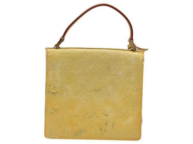LOUIS VUITTON Monogram Vernis Borsa a Mano Spring Street Grigio M91029 LV Auth MY048 - vista 2