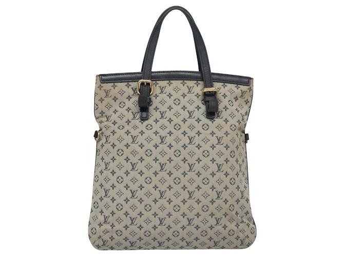 LOUIS VUITTON Borsa Tote Mini Franoise Monogram 2way Blu M92208 LV Auth MY037 - vista 2