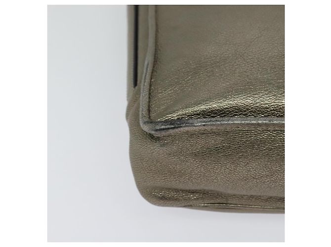 LOEWE Borsa a Spalla Anagram Pelle Oro Auth am7935 D'oro - vista 16