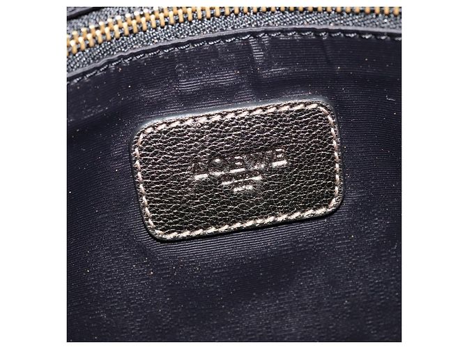 LOEWE Borsa a Spalla Anagram Pelle Oro Auth am7935 D'oro - vista 17