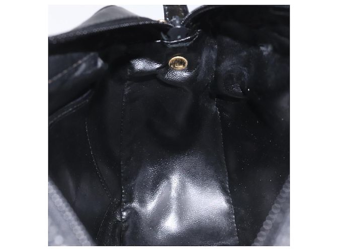 Borsa a Spalla Vala in Pelle Nera e Oro Salvatore Ferragamo Auth am7884 - vista 20