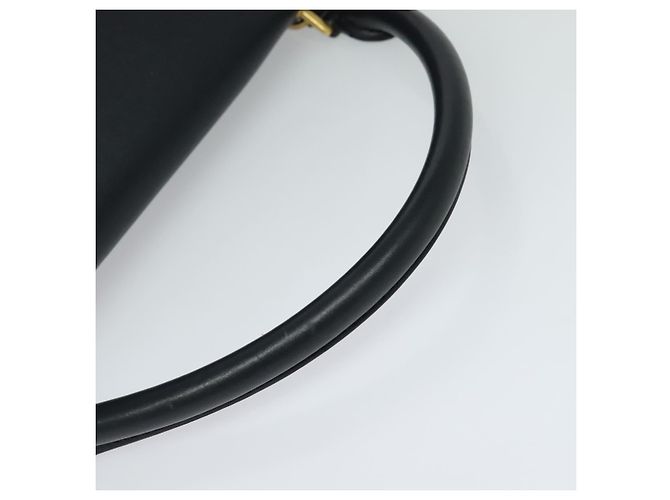 Céline CELINE Borsa Trapeze in pelle 2 in 1 Blu Navy Oro Auth BA400 D'oro - vista 7