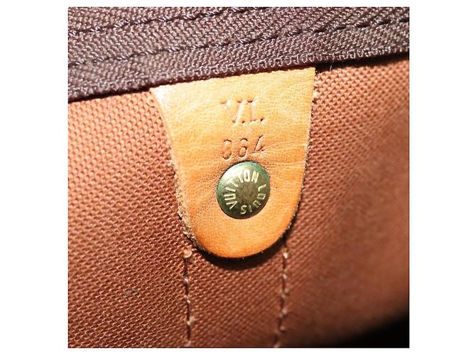 LOUIS VUITTON Monogram Keepall 60 Bolsa Boston M41422 LV Auth 110381 Monograma - vista 12