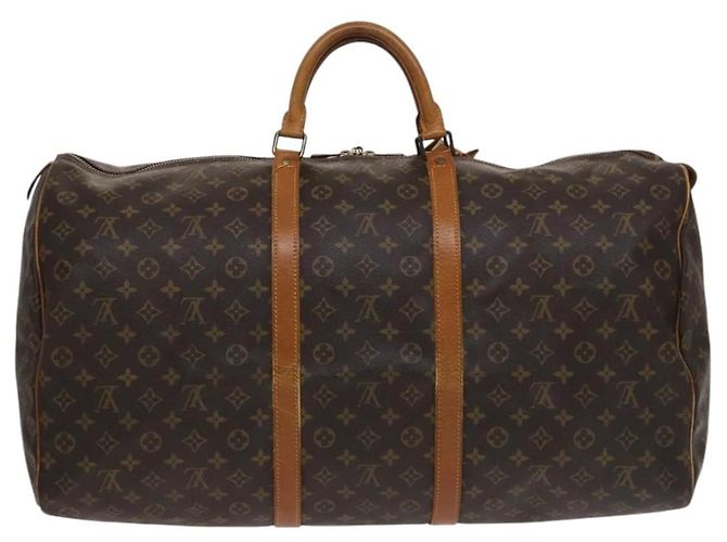 LOUIS VUITTON Monogram Keepall 60 Bolsa Boston M41422 LV Auth 110381 Monograma - vista 2