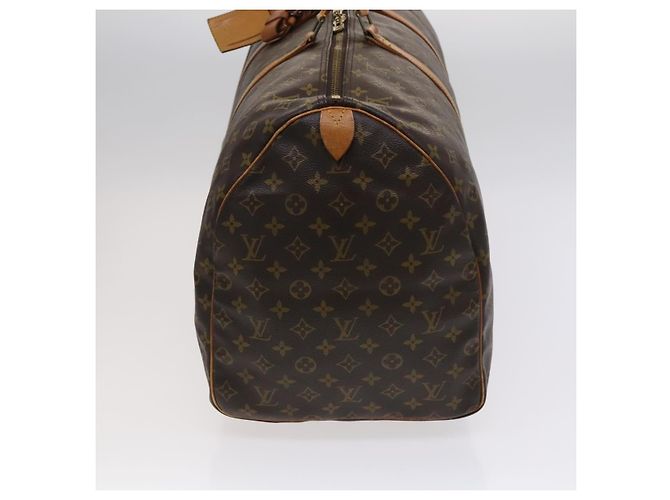 LOUIS VUITTON Monogram Keepall 60 Bolsa Boston M41422 LV Auth 110381 Monograma - vista 3