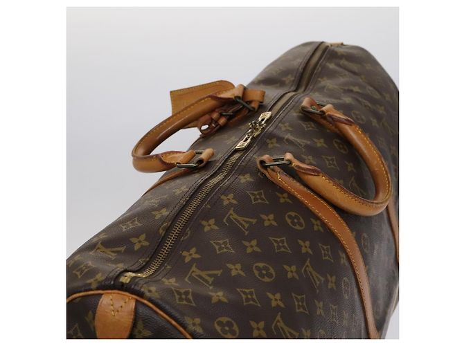 LOUIS VUITTON Monogram Keepall 60 Bolsa Boston M41422 LV Auth 110381 Monograma - vista 6
